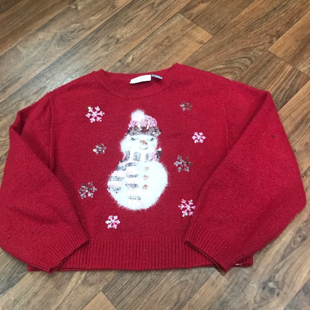 Red Snowman Sweater